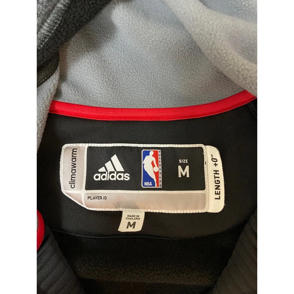 Adidas ClimaWarm Atlanta Hawks NBA Mens‎ Medium Black Hoodie Full Zip Jacket